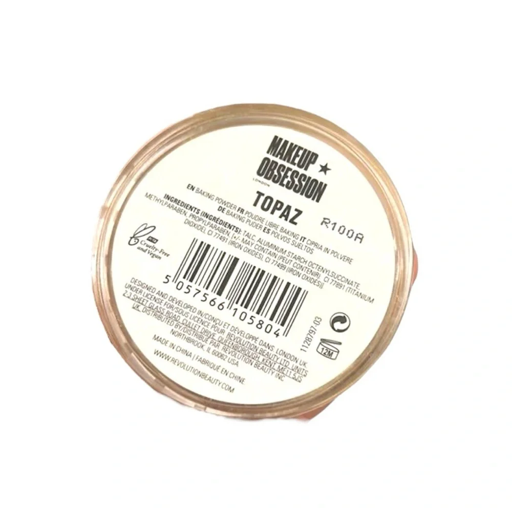 NWT Makeup Obsession Pure Bake Topaz Baking Powder - Picture 2 of 2